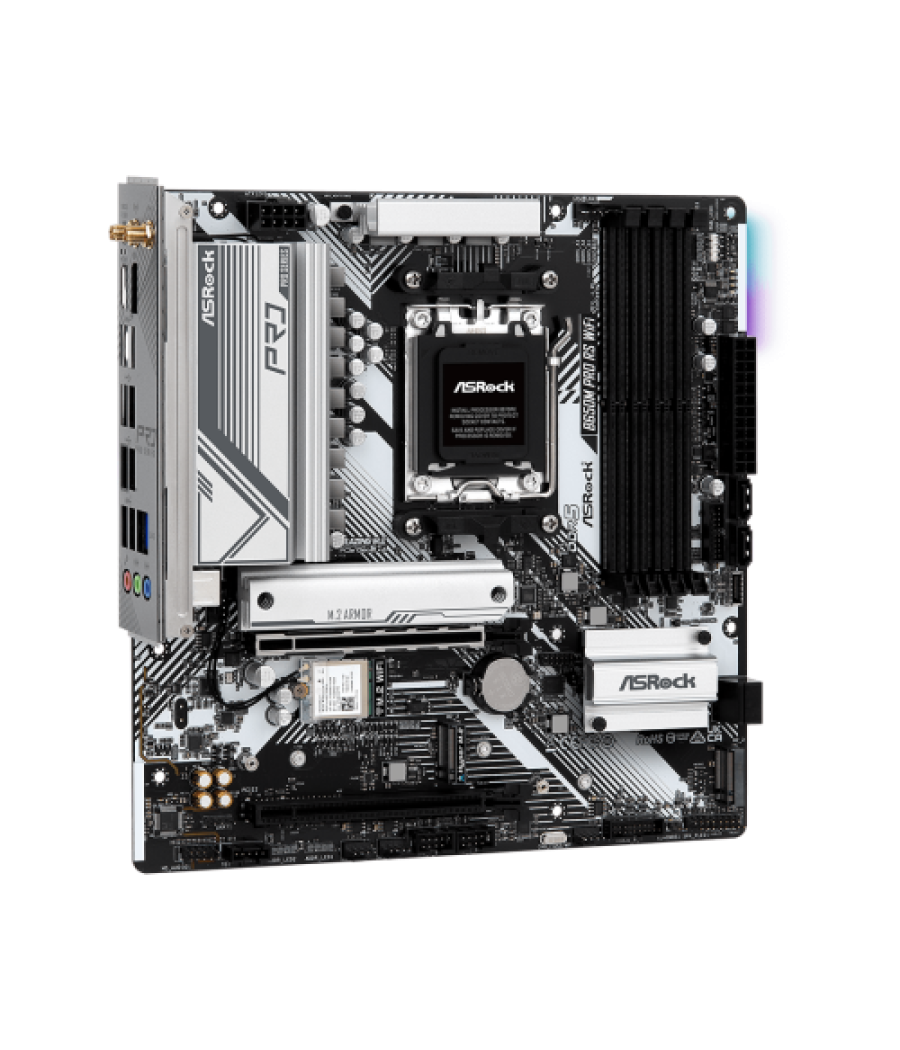 Asrock b650m pro rs wifi amd b650 zócalo am5 micro atx