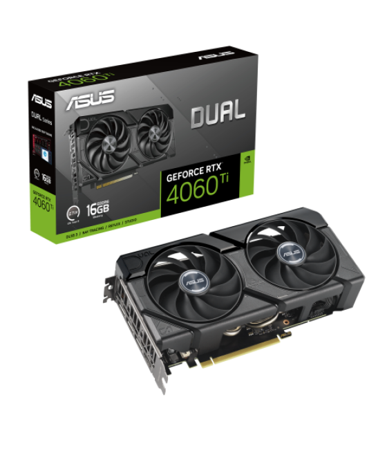 Asus dual -rtx4060ti-16g-evo nvidia geforce rtx 4060 ti 16 gb gddr6