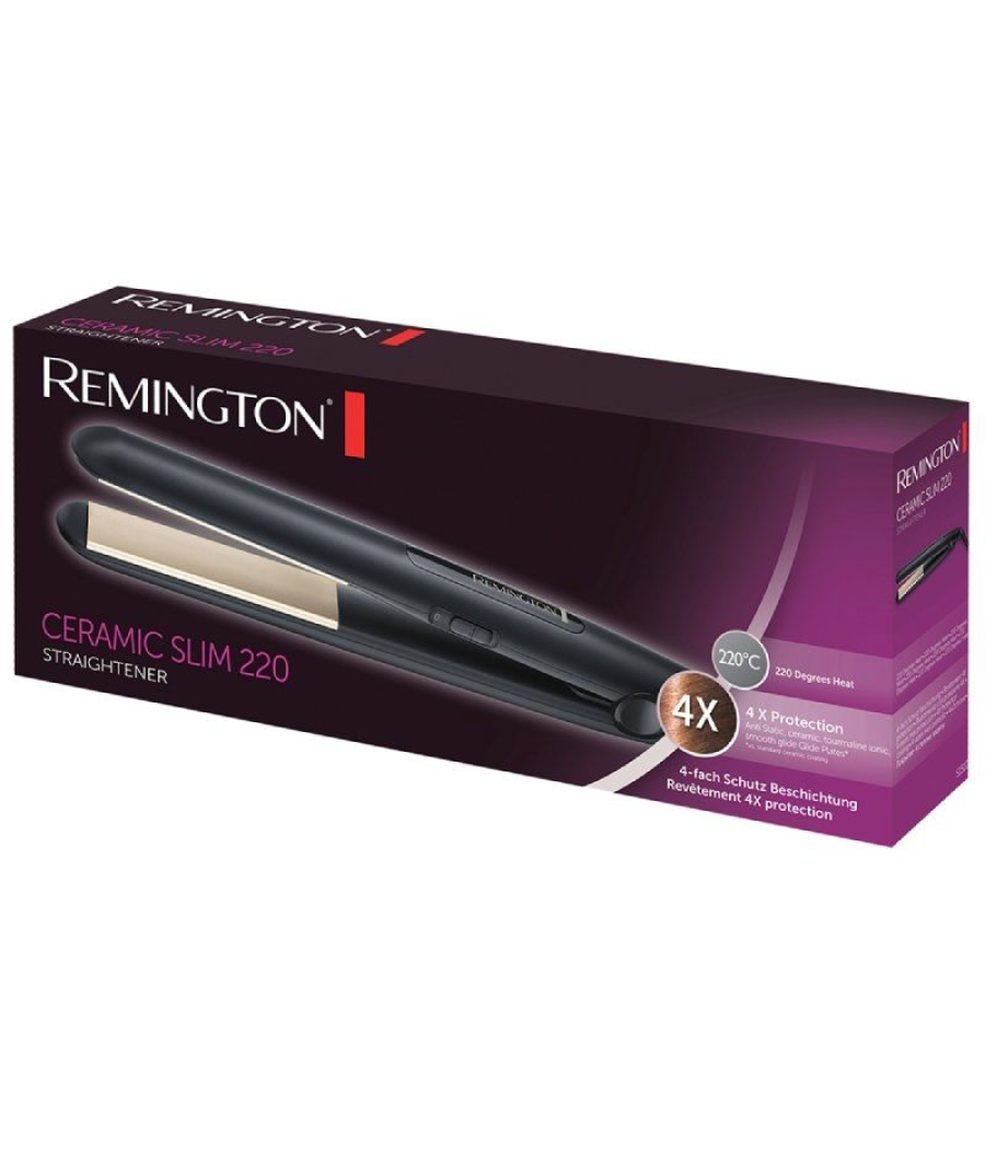 Plancha para el pelo remington ceramic slim 220 s1510/ negro