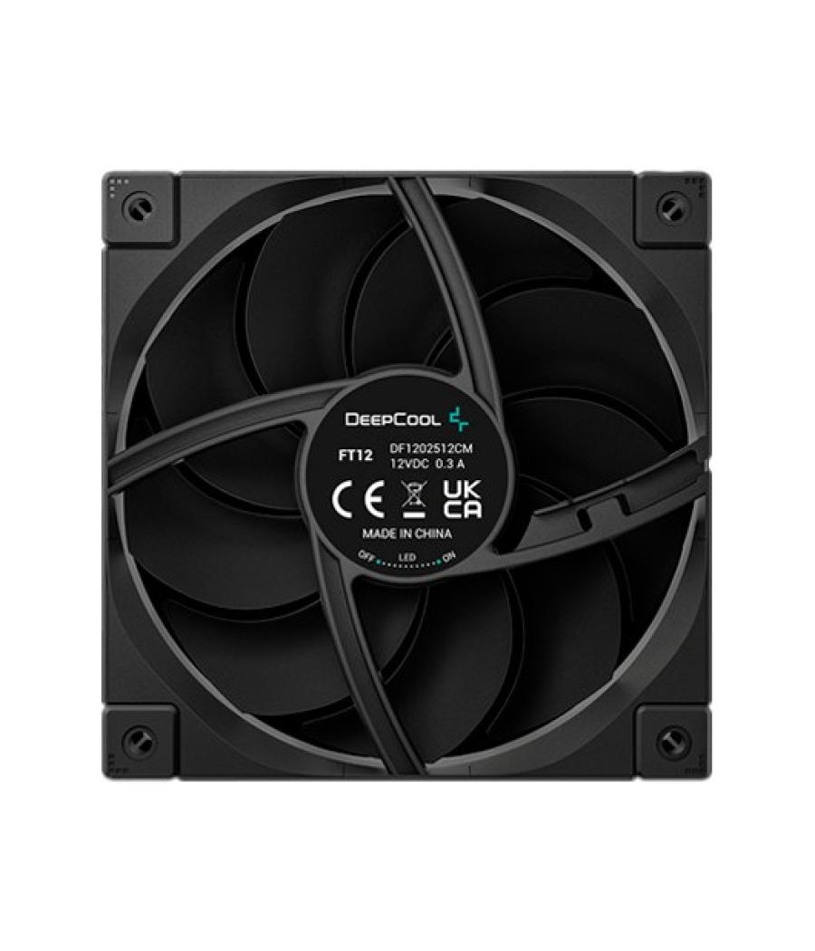 Ventilador 120x120 deepcool ft12 black