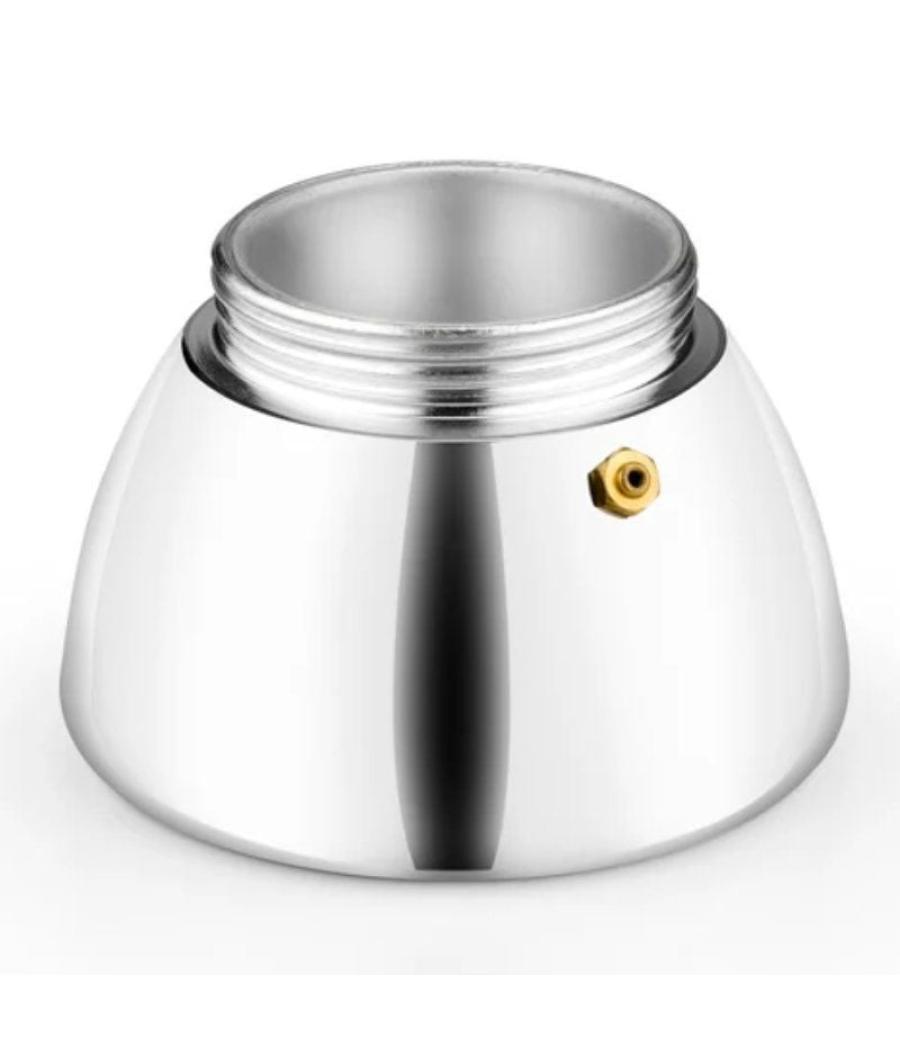 Cafetera italiana monix induction inox m863003/ 3 tazas/ negra