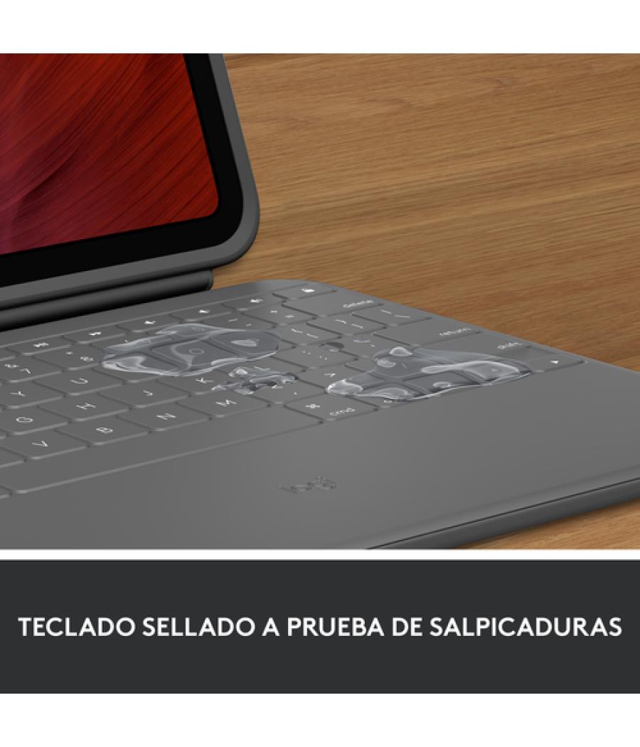 Logitech Rugged Folio Grafito Smart Connector QWERTY Español