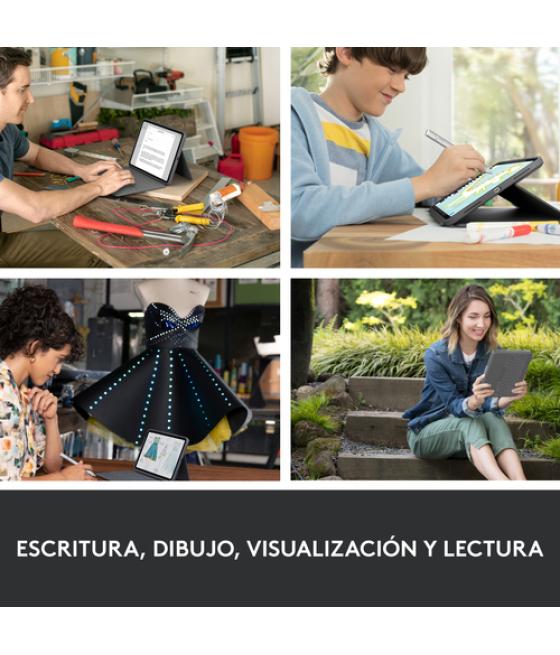 Logitech Rugged Folio Grafito Smart Connector QWERTY Español