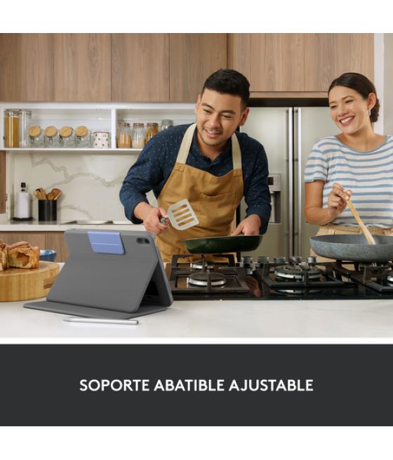 Logitech Rugged Folio Grafito Smart Connector QWERTY Español