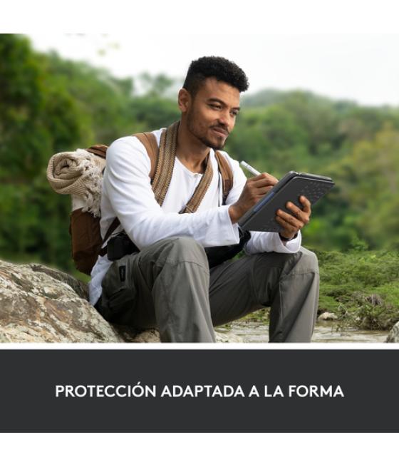 Logitech Rugged Folio Grafito Smart Connector QWERTY Español