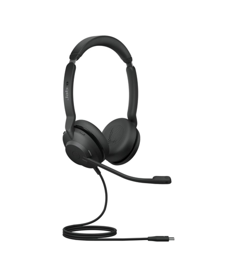 Jabra 23189-989-879 auricular y casco Auriculares Alámbrico Diadema Oficina/Centro de llamadas USB Tipo C Negro