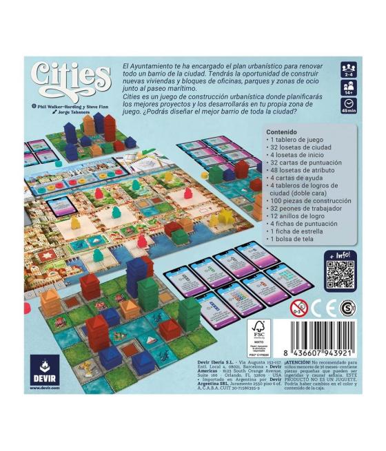 Juego de mesa cities