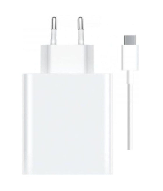 Cargador de pared xiaomi 120w hypercharge combo (type-a)/ 1xusb + cable usb tipo-c/ 120w