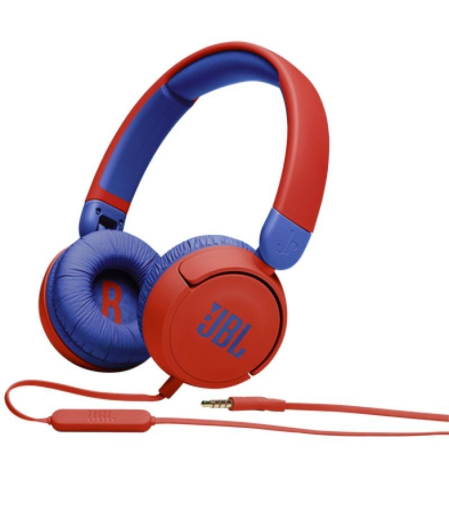 Auriculares infantiles jbl jr310/ con micrófono/ jack 3.5/ rojos y azules