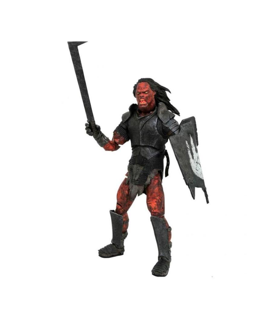 Figura diamond select toys el señor de los anillos orco uruk - hai