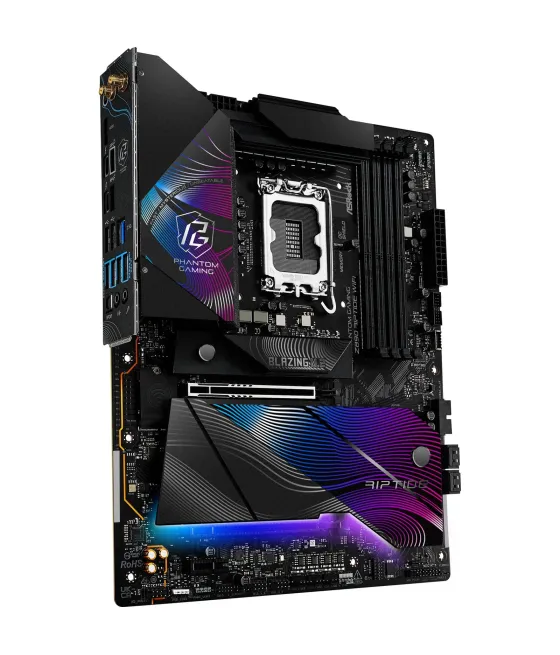 Placa asrock z890 riptide wifi,intel,1851,z890,4ddr5,wifi,atx