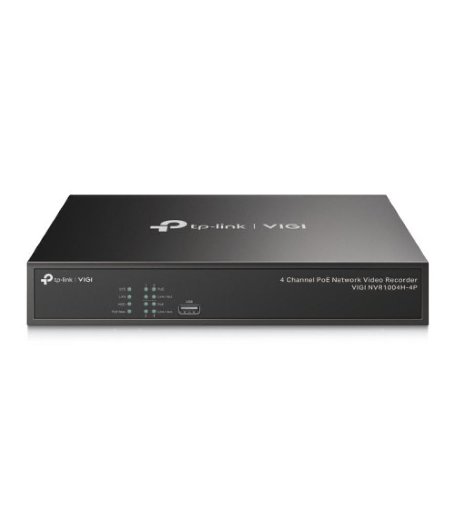 Tp-link vigi nvr1004h-4p-2tb grabadore de vídeo en red (nvr) negro