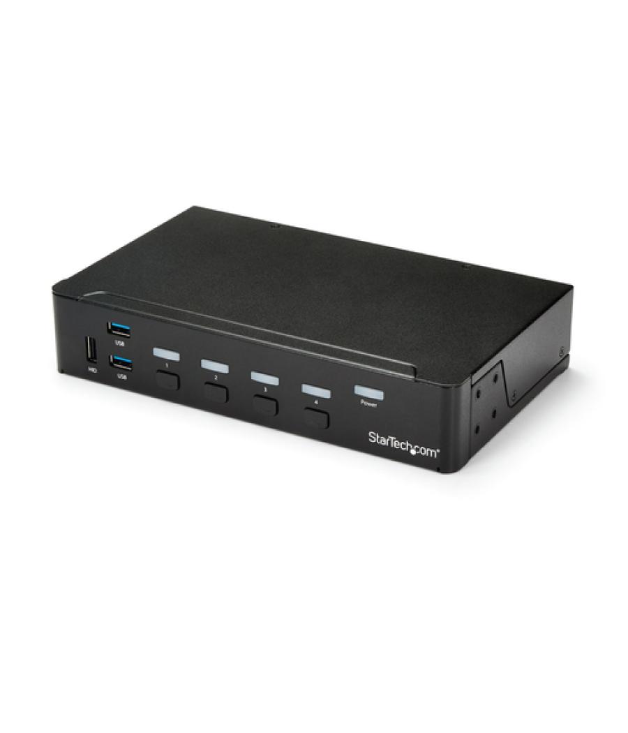 StarTech.com Switch Conmutador KVM de 4 Puertos HDMI 1080p con USB 3.0