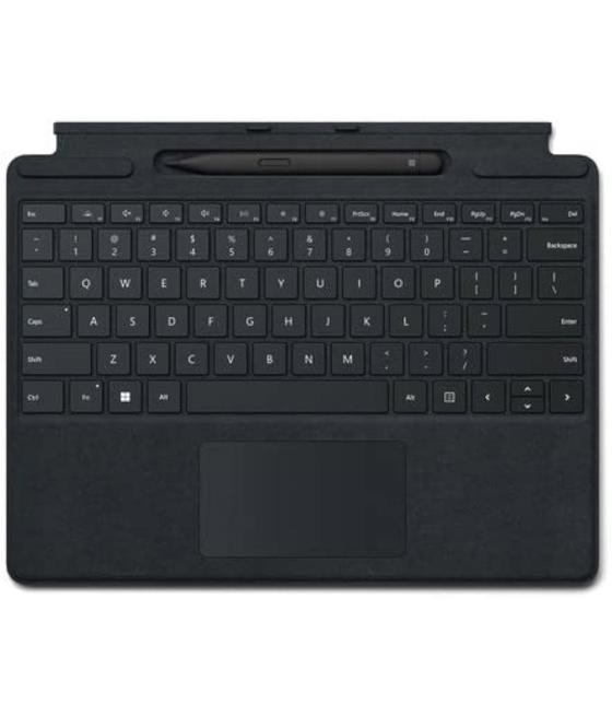 Teclado microsoft surface type + pen para surface pro9 negro italiano