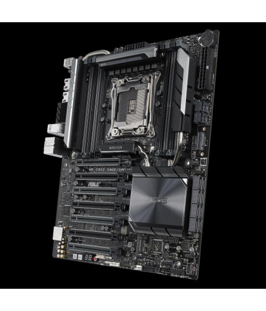 Asus ws c422 sage/10g placa base para servidor y estación de trabajo lga 2066 (socket r4) ceb intel® c422