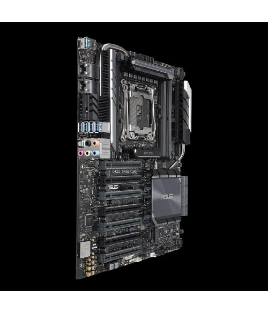 Asus ws c422 sage/10g placa base para servidor y estación de trabajo lga 2066 (socket r4) ceb intel® c422