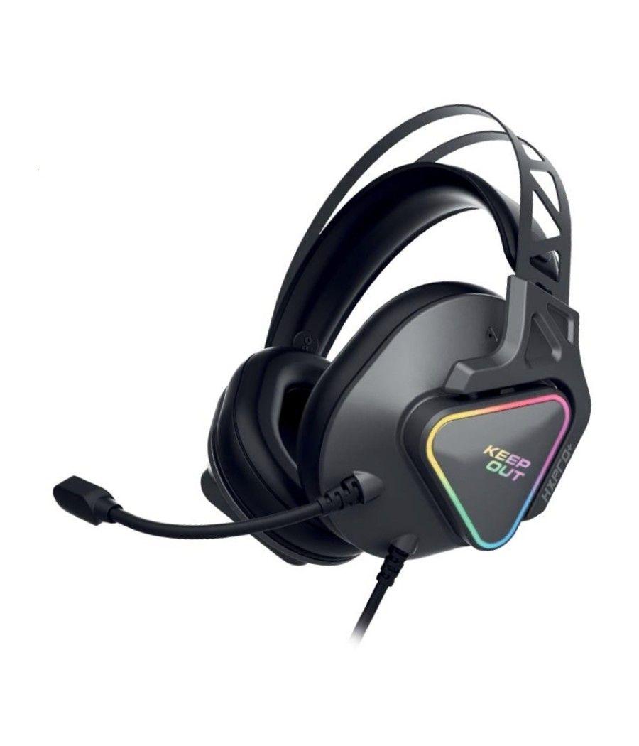 KEEPOUT GAMING 7.1 HXPRO+ RGB PC/PS4 Auricular+Mic - Imagen 1