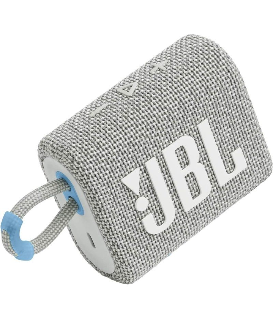 Altavoz con bluetooth jbl go 3 eco/ 4.2w/ 1.0/ blanco