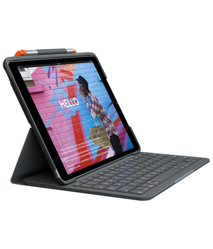 Logitech Slim Folio QWERTY Italiano Bluetooth Grafito