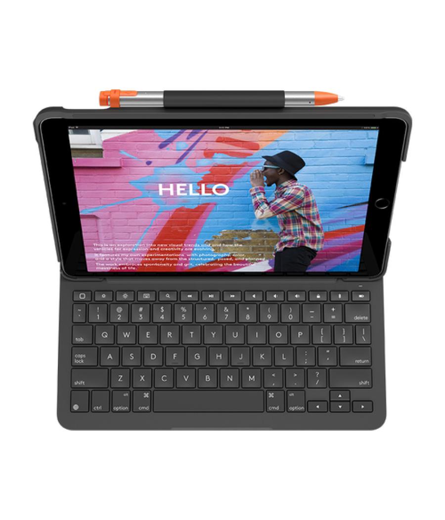 Logitech Slim Folio QWERTY Italiano Bluetooth Grafito