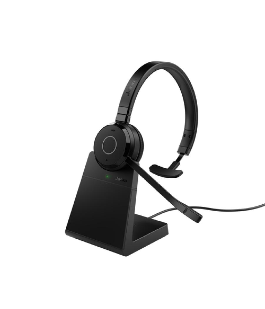 Jabra Evolve 65 TE Auriculares Inalámbrico y alámbrico Diadema Oficina/Centro de llamadas USB tipo A Bluetooth Base de carga Neg