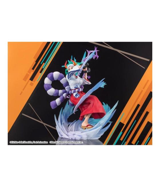 Figura tamshii nations yamato one piece bounty rush 5th anniversary ver. extra battle 21 cm bounty