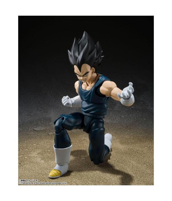 Figura tamashii nations dragon ball vegeta super hero 14 cm super sh figuarts