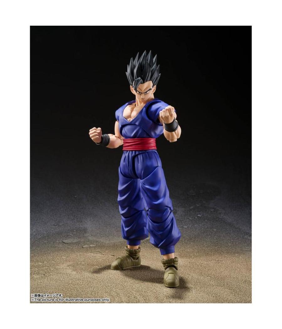 Figura tamashii nations dragon ball ultimate son gohan super hero 14 cm super sh figuarts re - run