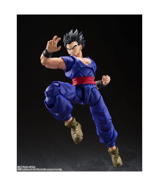 Figura tamashii nations dragon ball ultimate son gohan super hero 14 cm super sh figuarts re - run