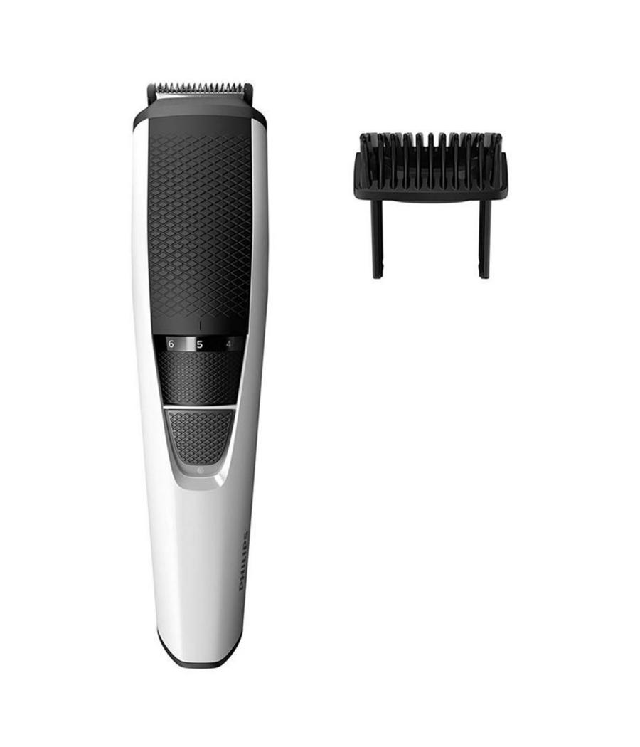 Cortapelos philips beardtrimmer bt3206 - 14 blanco 10 ajust. 1mm - recorta barba - cabezal lavable - 45min