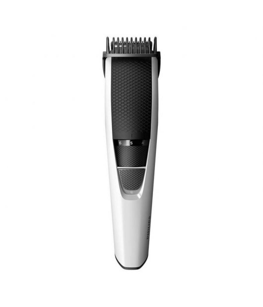 Cortapelos philips beardtrimmer bt3206 - 14 blanco 10 ajust. 1mm - recorta barba - cabezal lavable - 45min