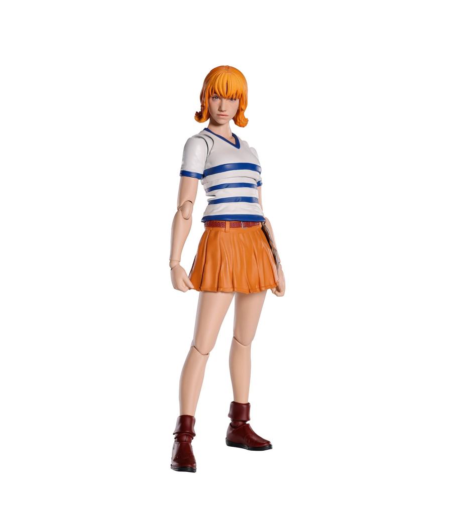 Figura tamashii nations one piece netflix series nami fig. 15 cm sh figuarts