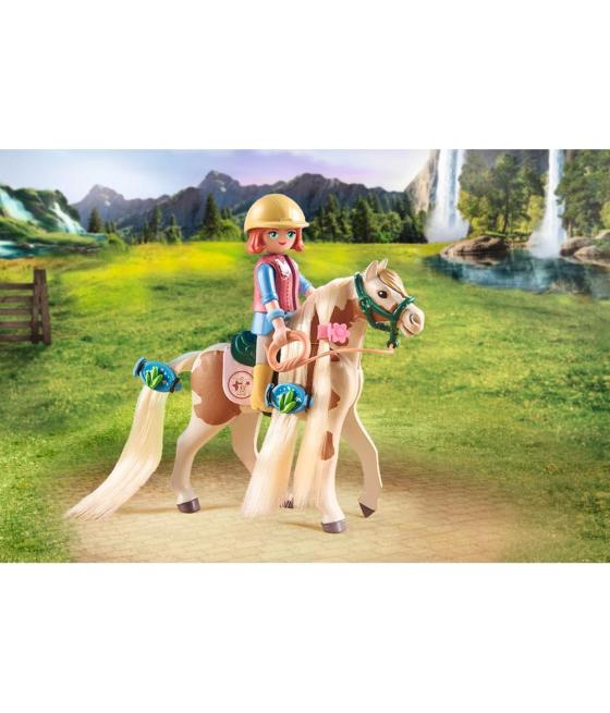 Playmobil ellie con caballo