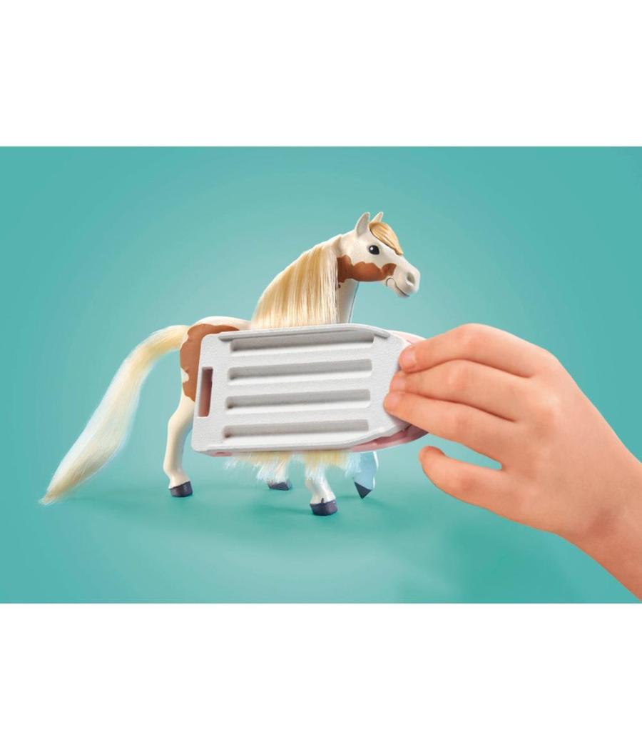 Playmobil ellie con caballo