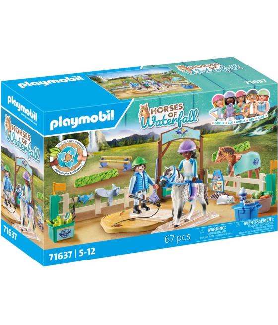 Playmobil escuela moderna de equitación