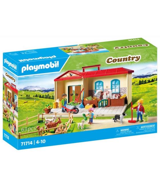 Playmobil granja maletín