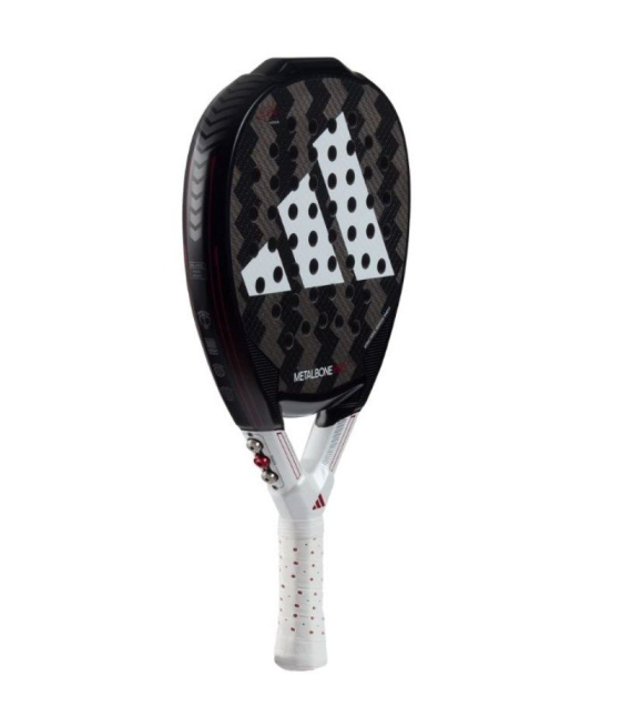 Pala de pádel adidas metalbone hrd+ 2024/ negra y blanca (ale galan)