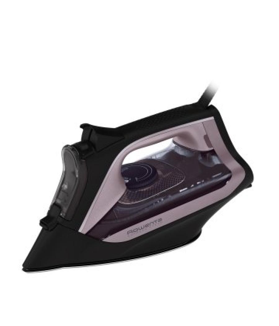 Plancha de vapor rowenta dw4345 color lila suela microsteam 350 laser golpe de vapor 200g/min antical antigoteo