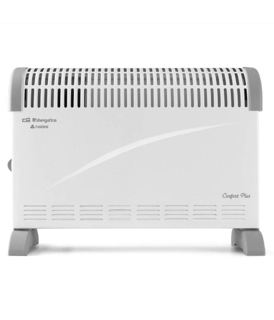 Convector orbegozo cvt 3300 b/ 3 niveles de potencia/ 750-1250-2000w