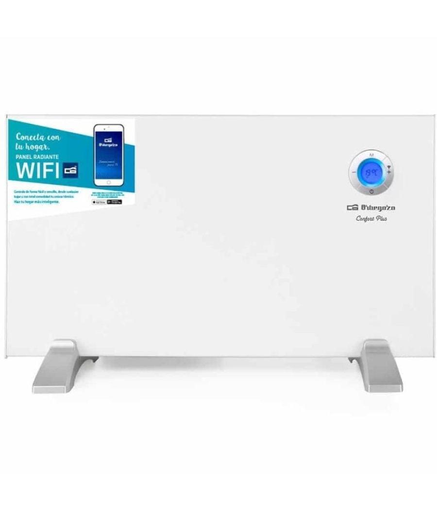 Panel calefactor radiante orbegozo rew 1000/ 1000w/ wifi