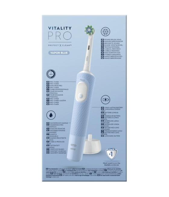 Cepillo dental braun oral-b vitality pro/ azul