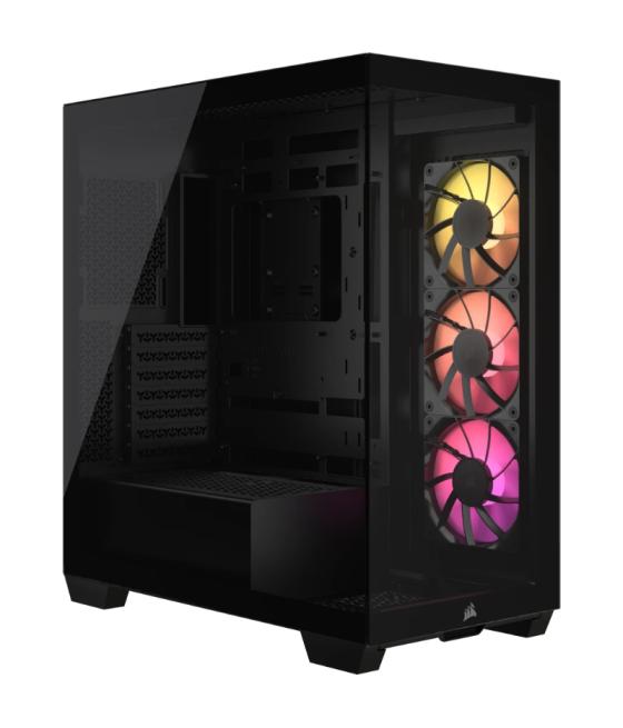 Caja semitorre atx 3500x argb tg black corsair