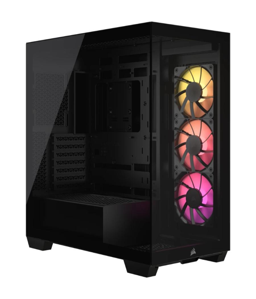 Caja semitorre atx 3500x argb tg black corsair