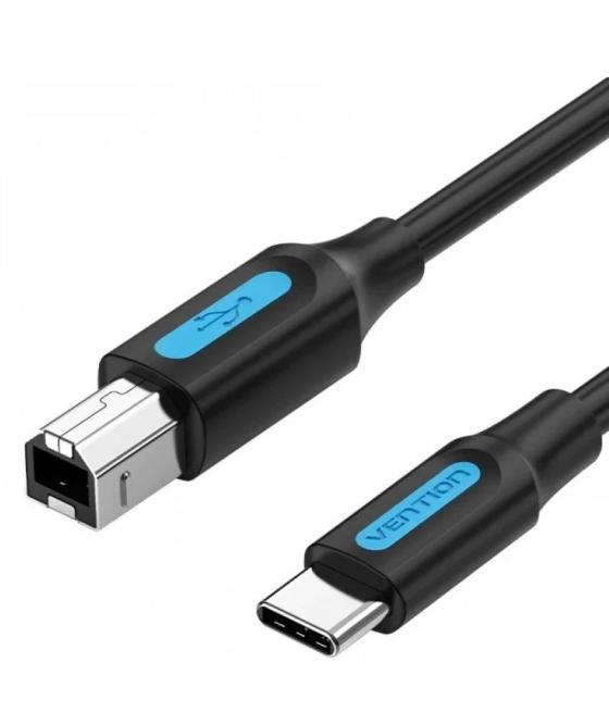 Cable usb 2.0 impresora tipo usb a/m usb-c/m 1.5 m negro vention