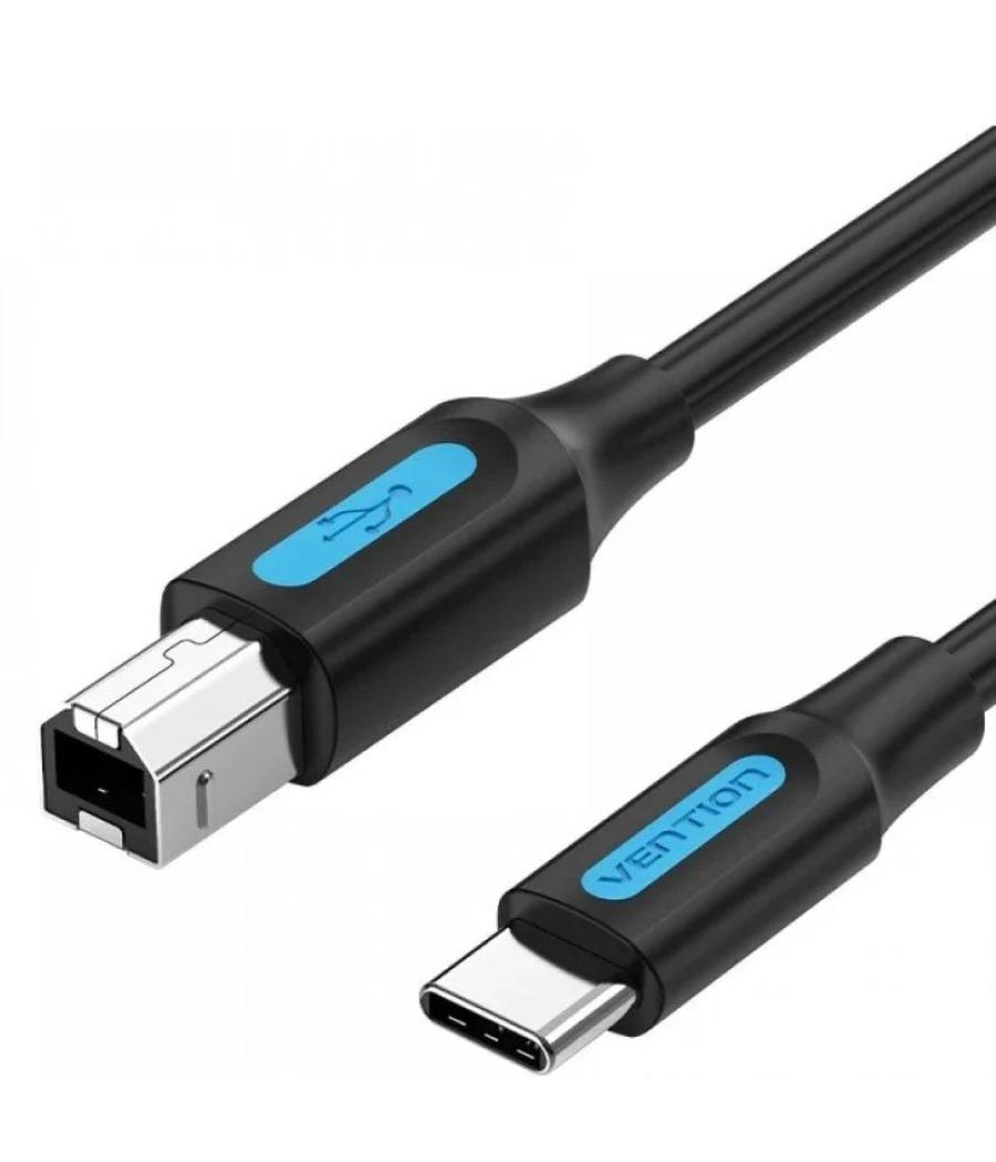 Cable usb 2.0 impresora tipo usb a/m usb-c/m 1.5 m negro vention