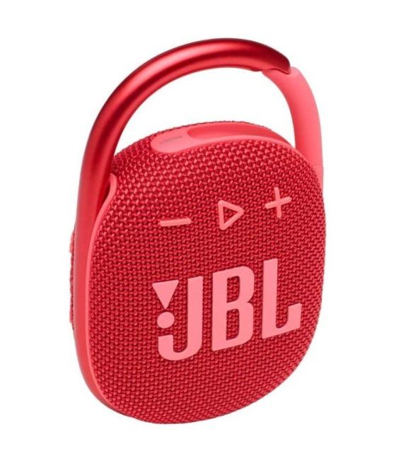 Altavoz con bluetooth jbl clip 4/ 5w/ 1.0/ rojo