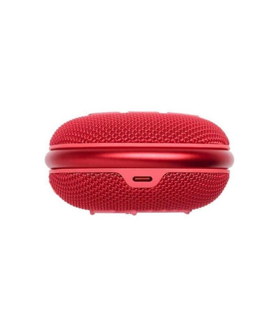 Altavoz con bluetooth jbl clip 4/ 5w/ 1.0/ rojo