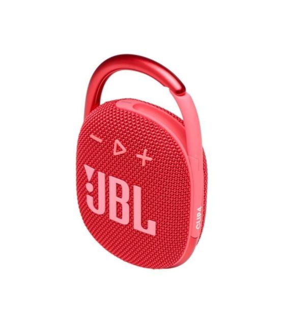 Altavoz con bluetooth jbl clip 4/ 5w/ 1.0/ rojo