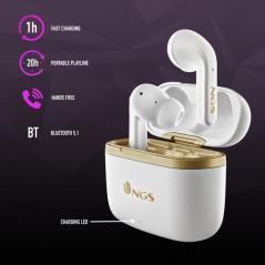 NGS Auriculares Artica Trophywhite Wireless canc, - Imagen 11