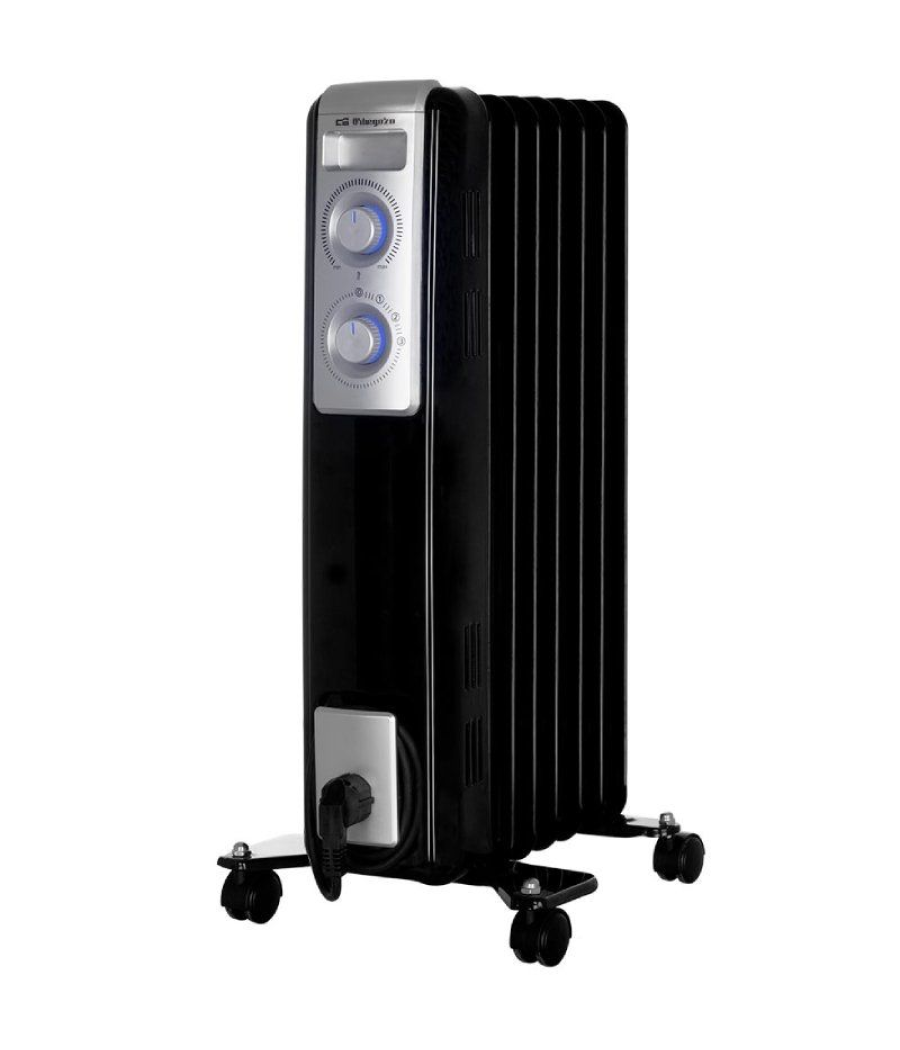 Radiador de aceite orbegozo rn 1500/ 3 potencias/ 1500w/ 7 elementos caloríficos